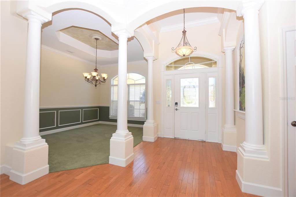 Chandelier, Interior, Pendant Lights, Wood Texture Flooring