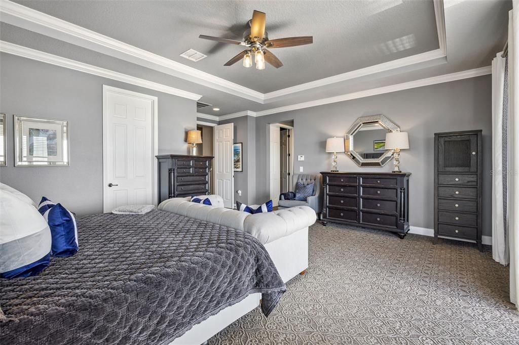 Bedroom, Interior, Recessed Lighting