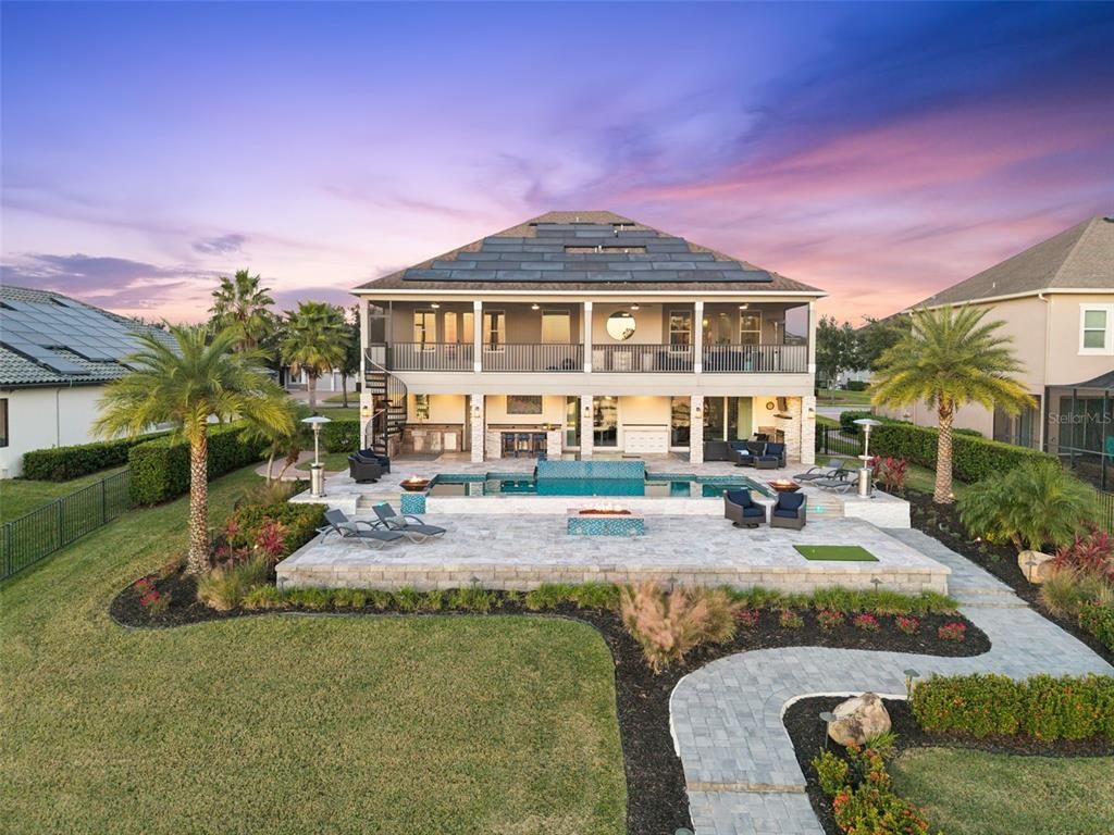 Backyard, Exterior, Pool, Solar Panels