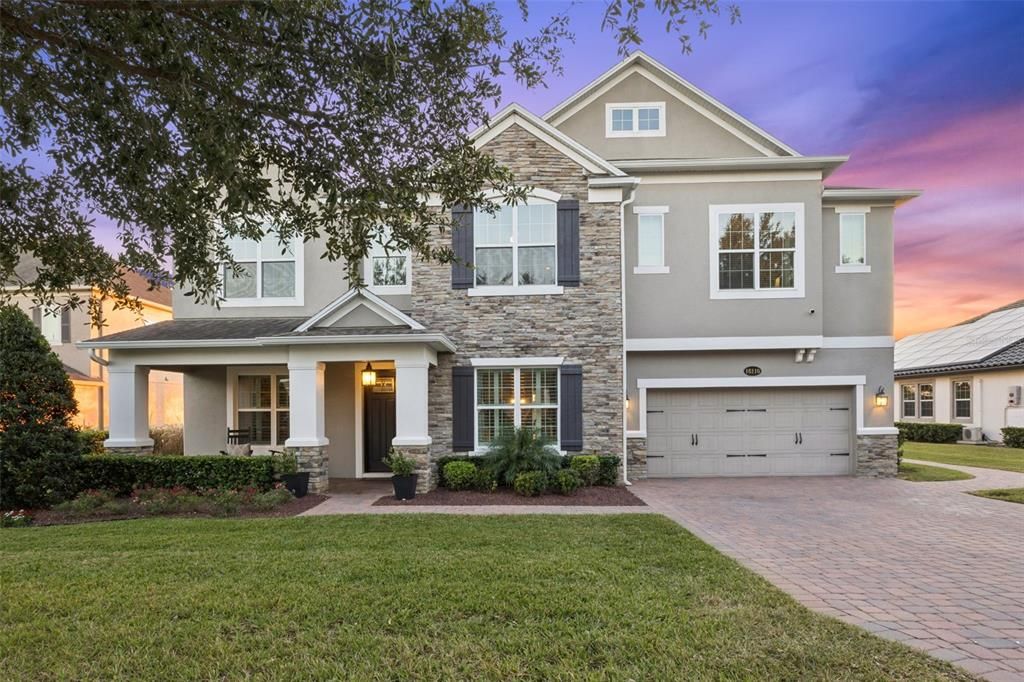 Attached, Exterior, Facade, Farmhouse