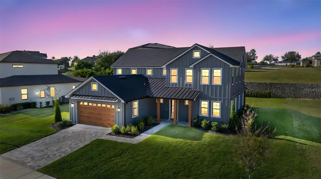 Attached, Backyard, Exterior, Facade, Farmhouse