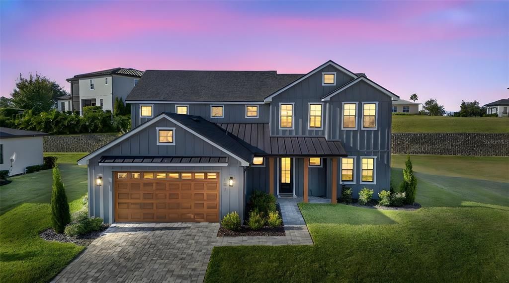 Attached, Exterior, Facade, Farmhouse