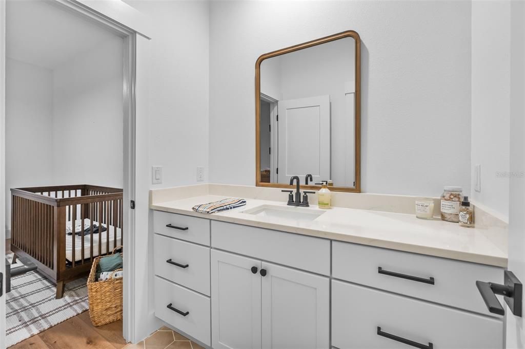Bathroom, Interior, Wood Texture Flooring