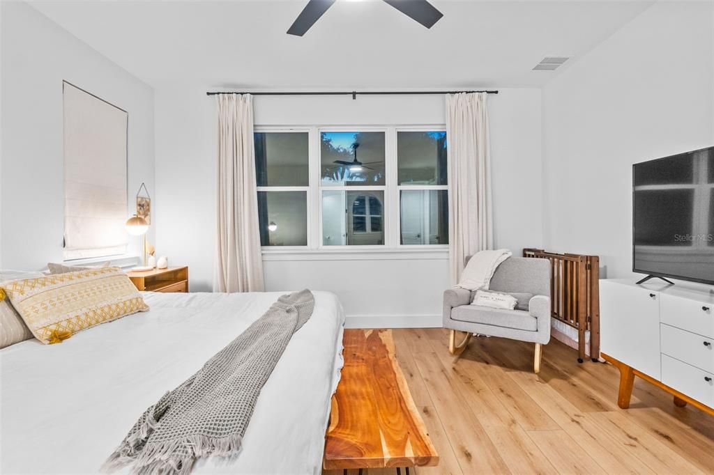Bedroom, Interior, Wood Texture Flooring