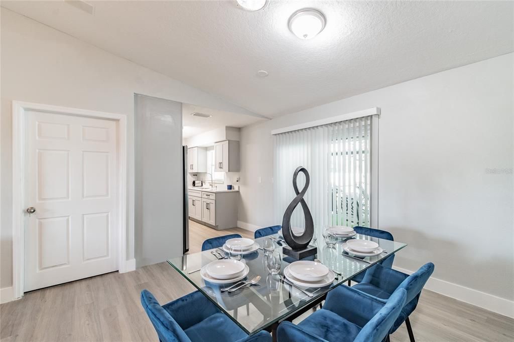 Dining room, Interior, Kitchen, Wood Texture Flooring