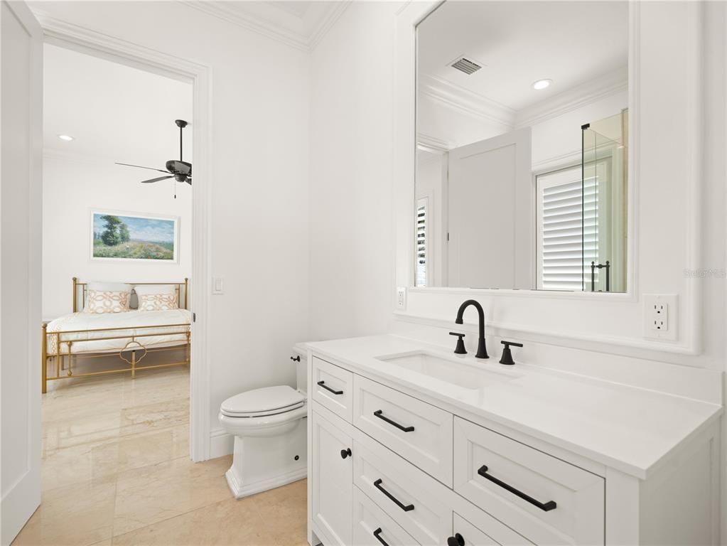 Bathroom, Interior, Recessed Lighting