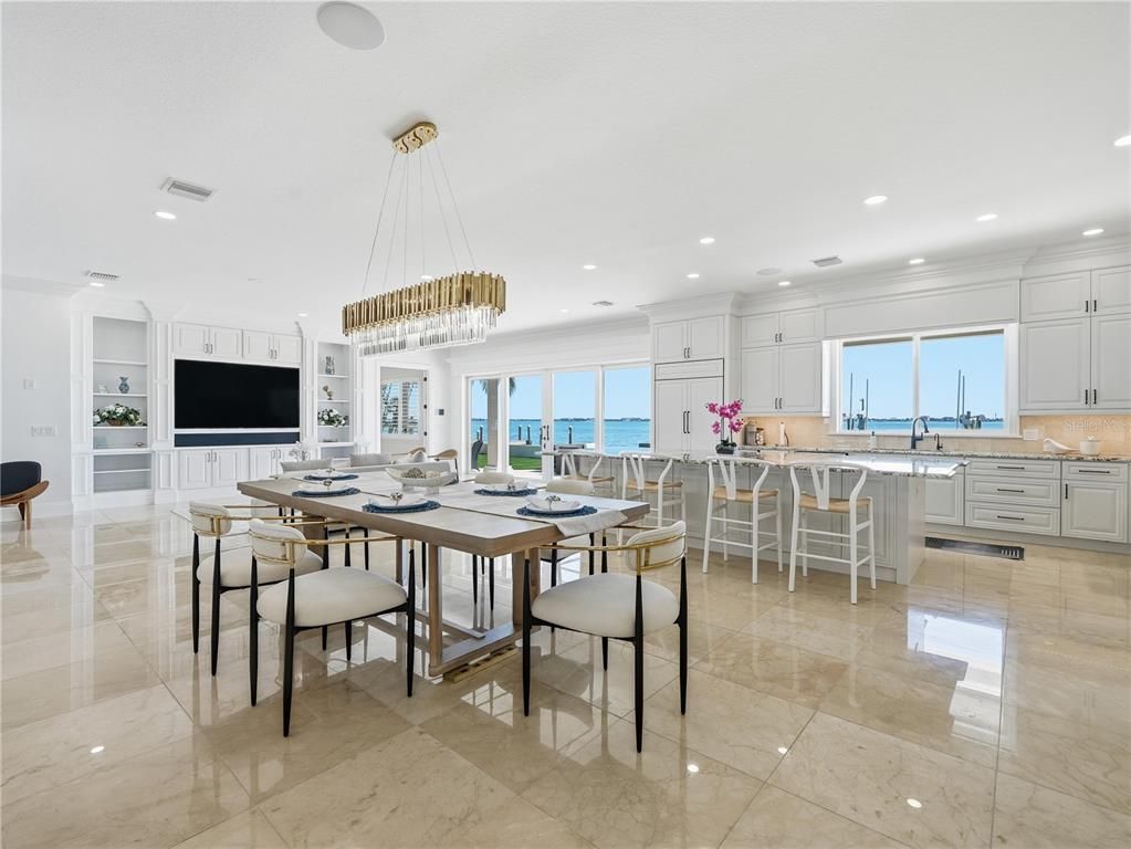 Chandelier, Dining room, Interior, Kitchen, Pendant Lights, Recessed Lighting, Water