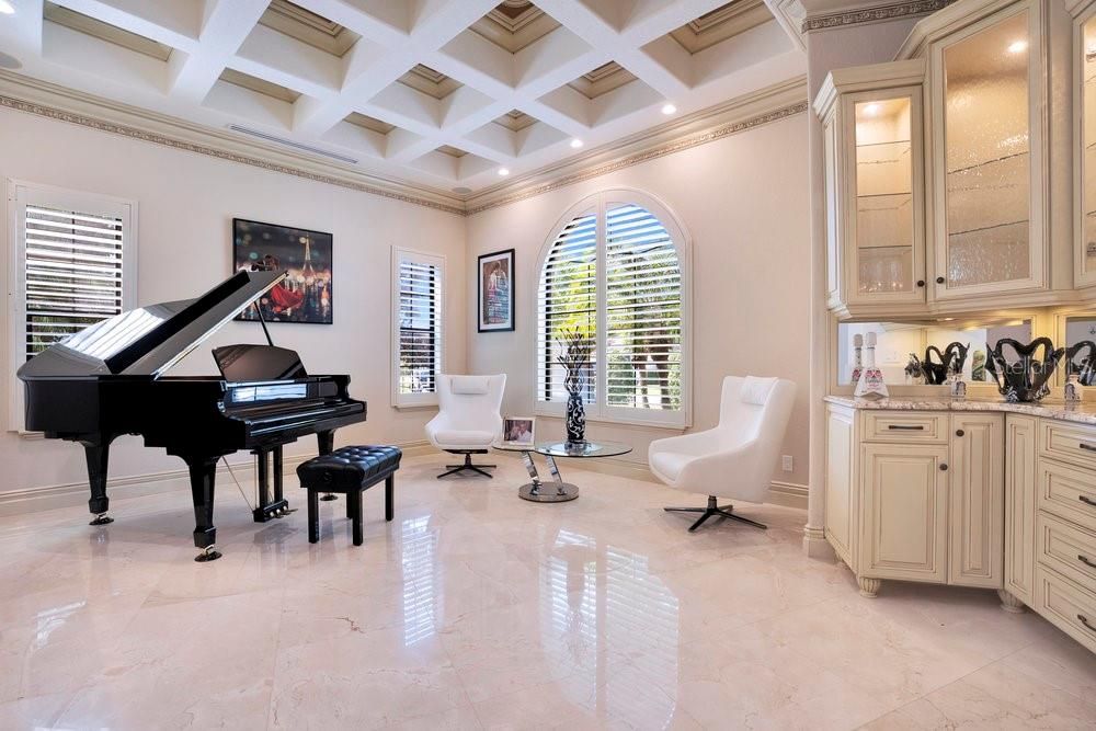 Interior, Piano, Recessed Lighting
