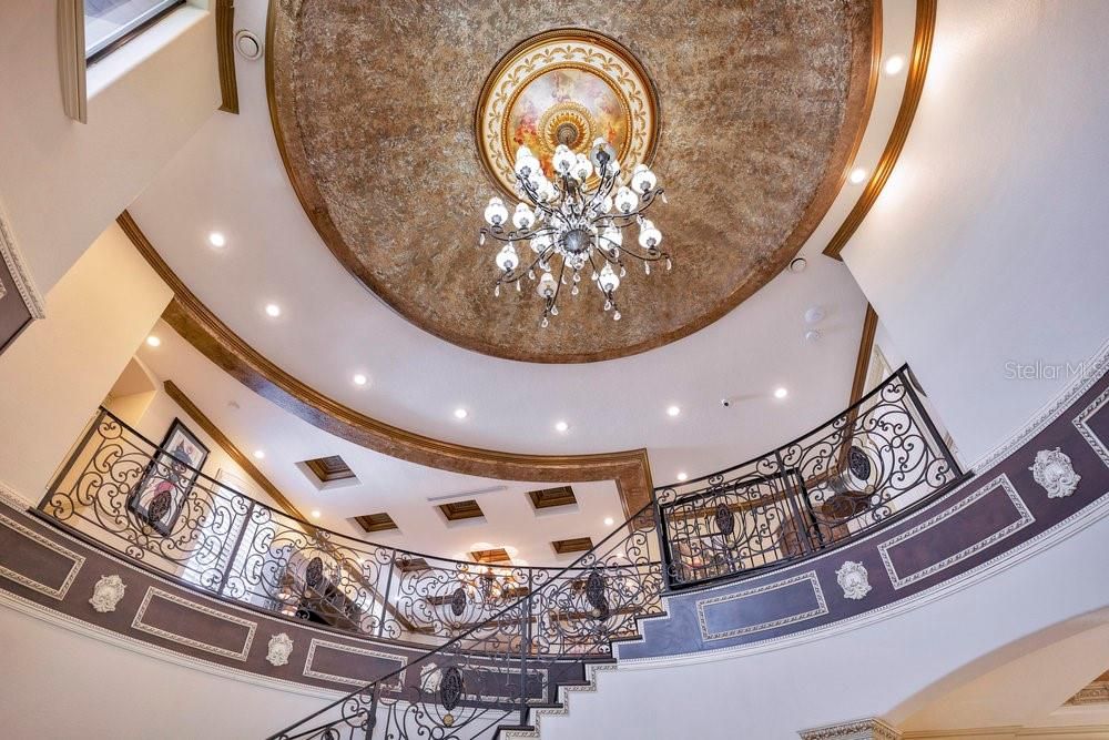 Chandelier, Interior, Recessed Lighting