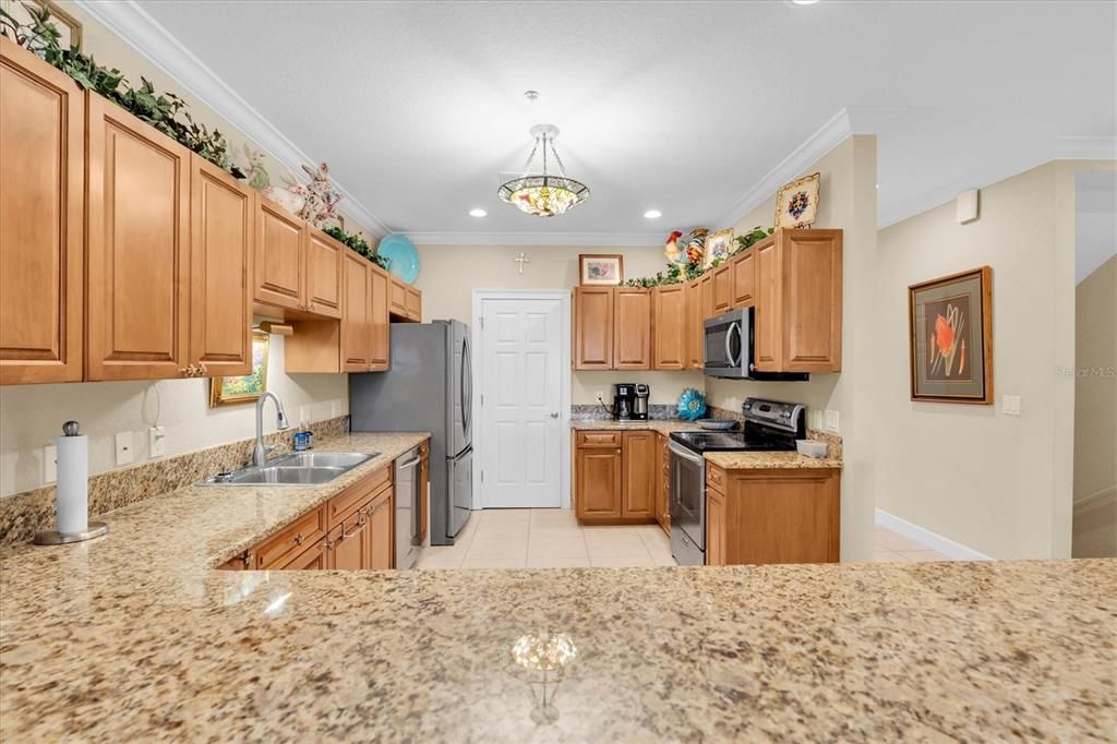 Interior, Kitchen, Pendant Lights, Recessed Lighting
