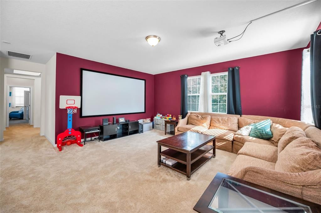 Interior, Living room, Projection Screen