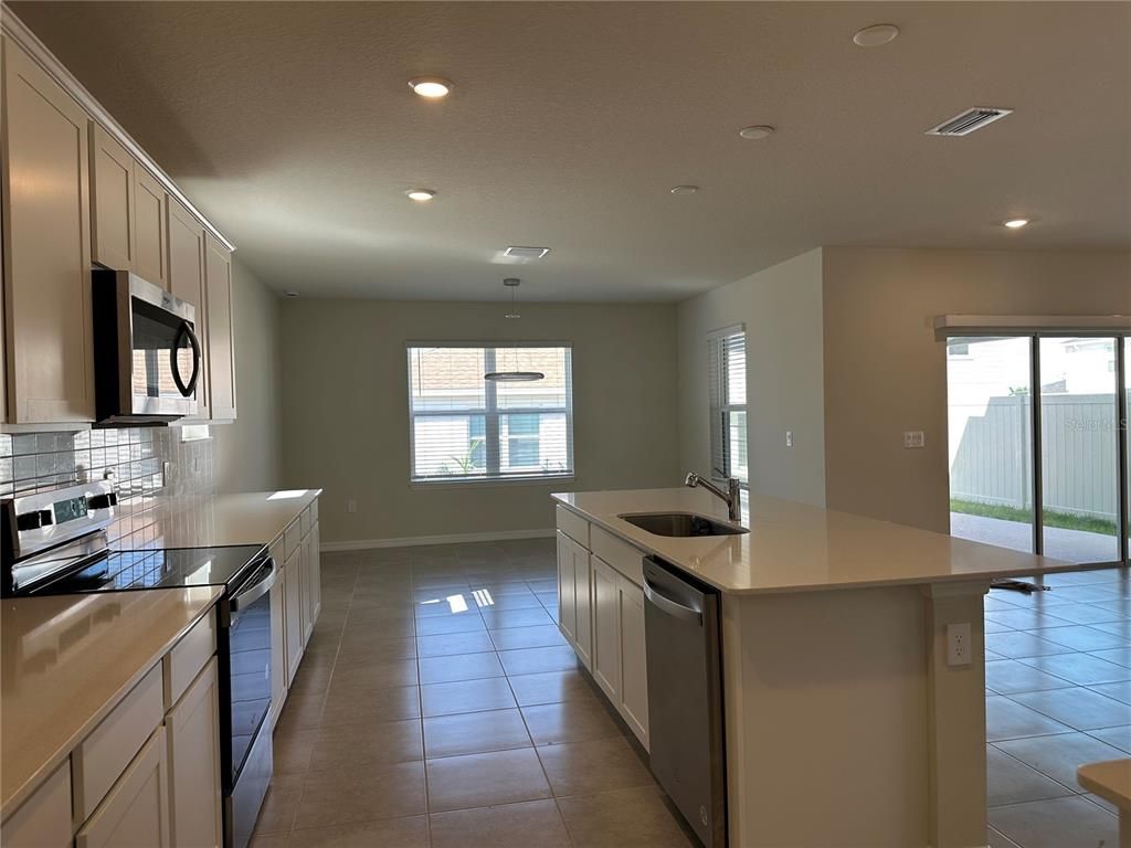 Interior, Kitchen, Recessed Lighting, Stainless Steel Appliances