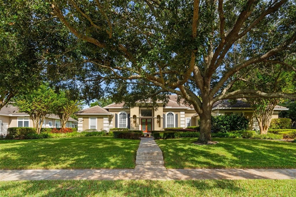 Backyard, Exterior, Facade, Ranch