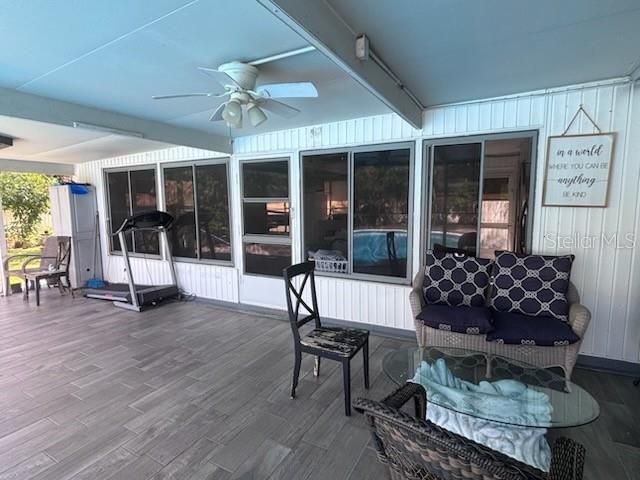 Fitness Equipment, Interior, Wood Texture Flooring