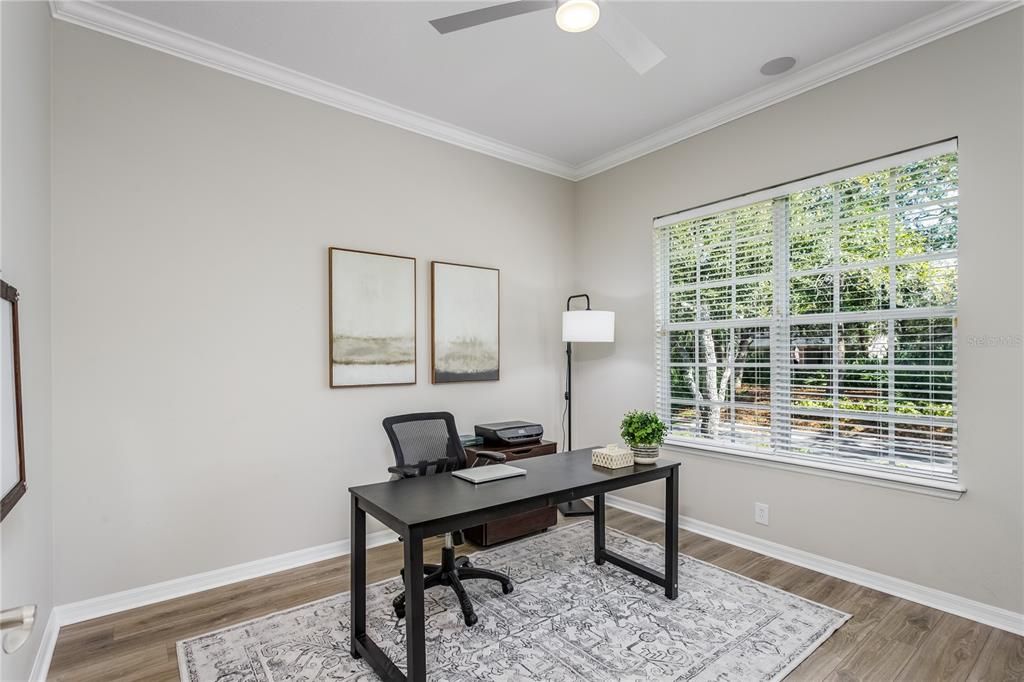 Home Office, Interior, Wood Texture Flooring