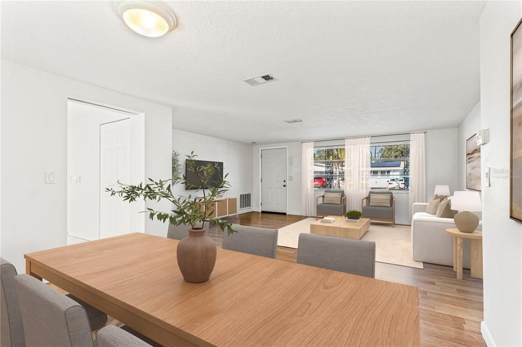 Dining room, Interior, Living room, Wood Texture Flooring