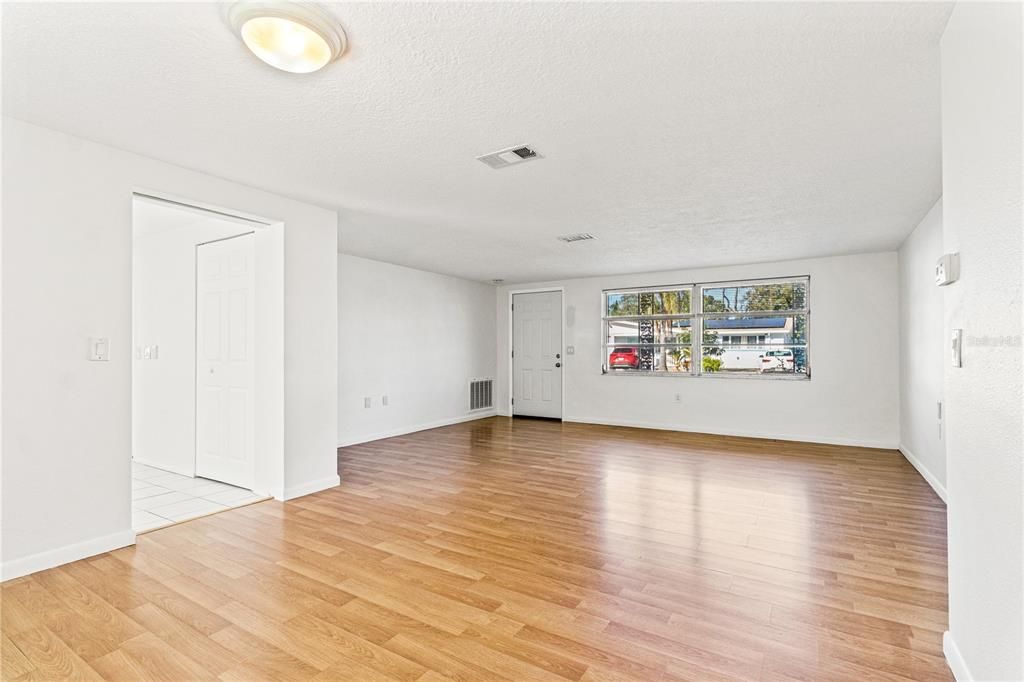 Empty room, Interior, Wood Texture Flooring