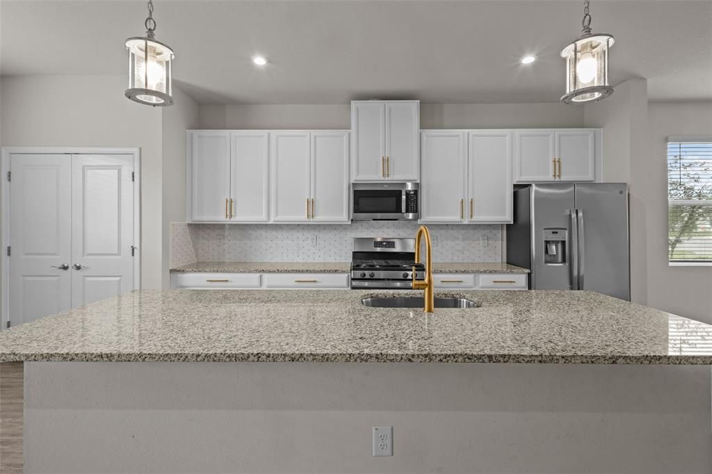 Interior, Kitchen, Pendant Lights, Recessed Lighting