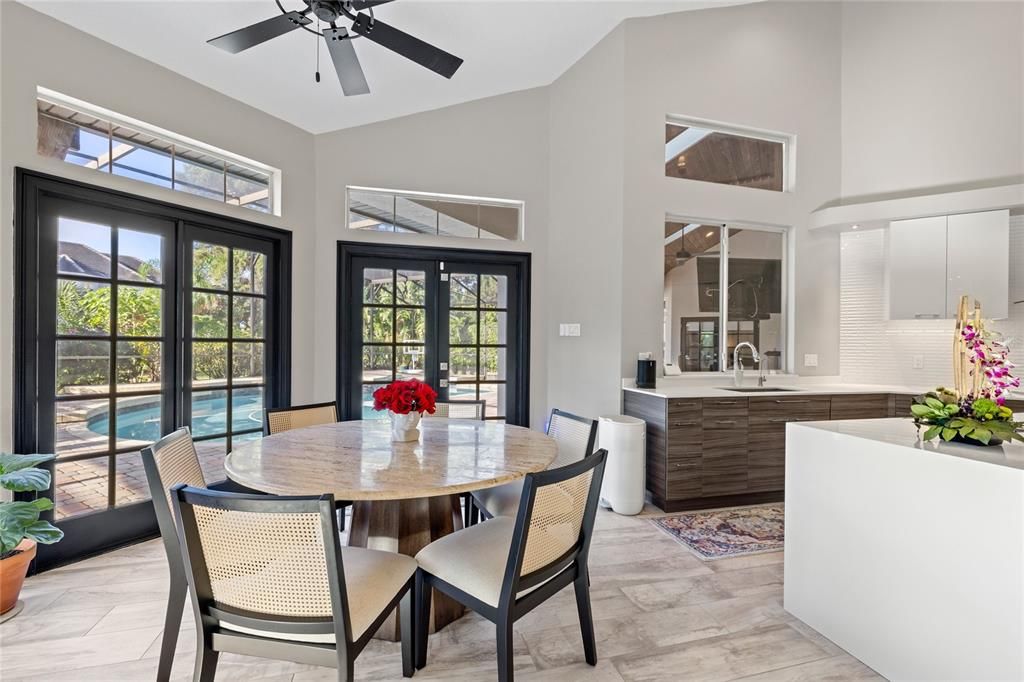 Dining room, Interior, Kitchen