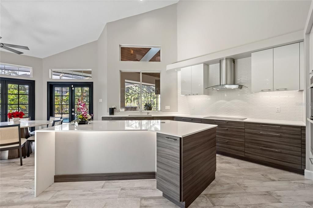 Dining room, Interior, Kitchen, Marble