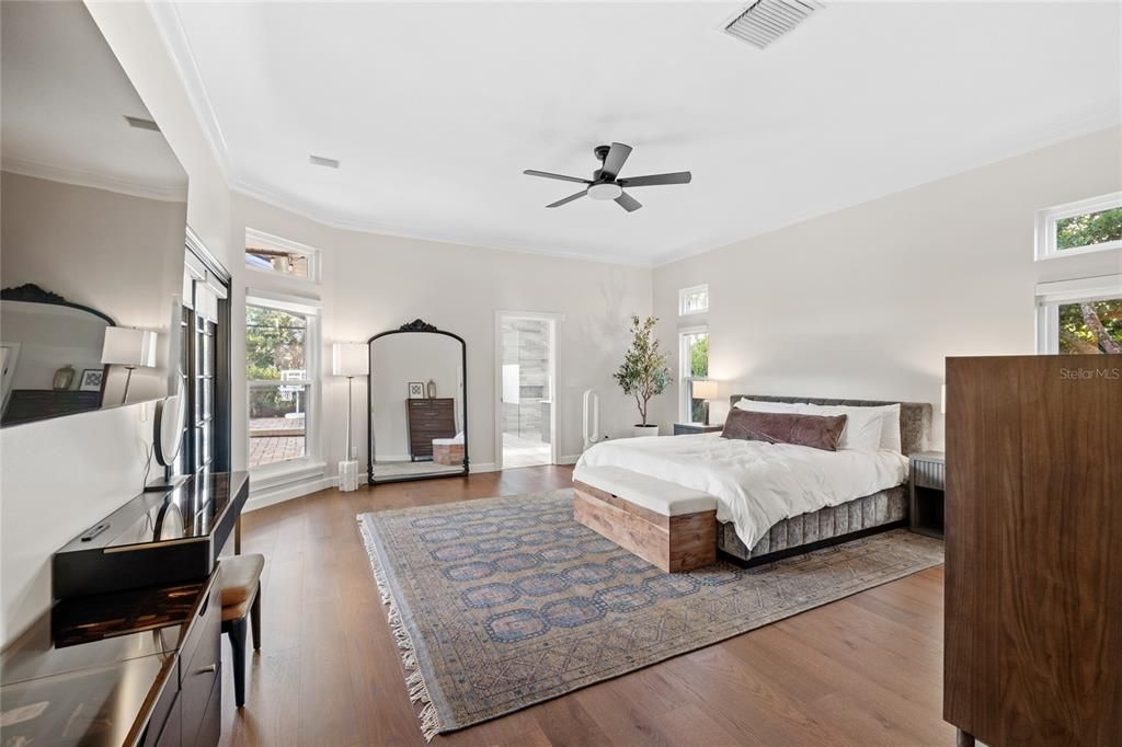 Bedroom, Interior, Wood Texture Flooring