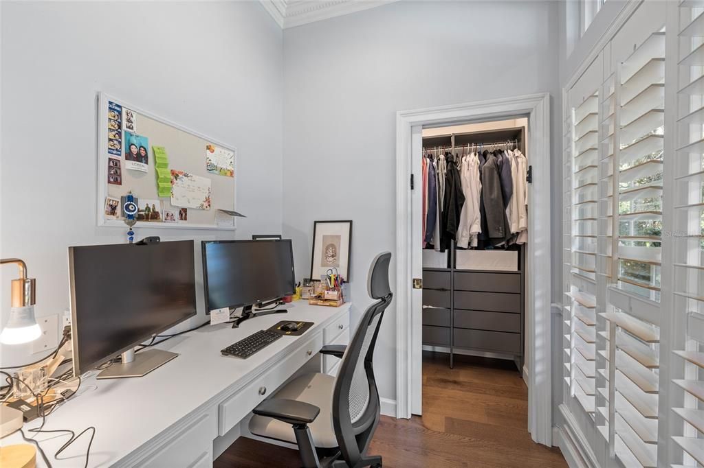 Home Office, Interior, Wood Texture Flooring