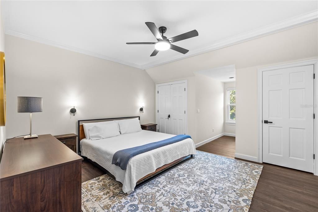 Bedroom, Interior, Wood Texture Flooring