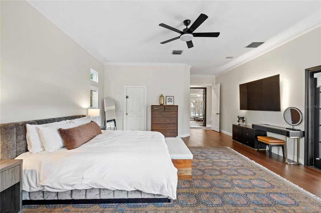 Bedroom, Interior, Wood Texture Flooring