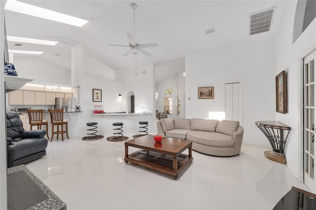 Interior, Kitchen, Living room