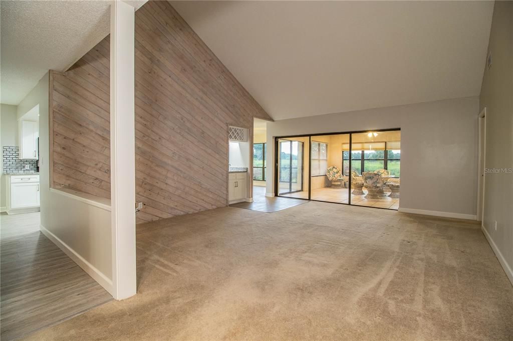 Empty room, Interior, Wooden Walls