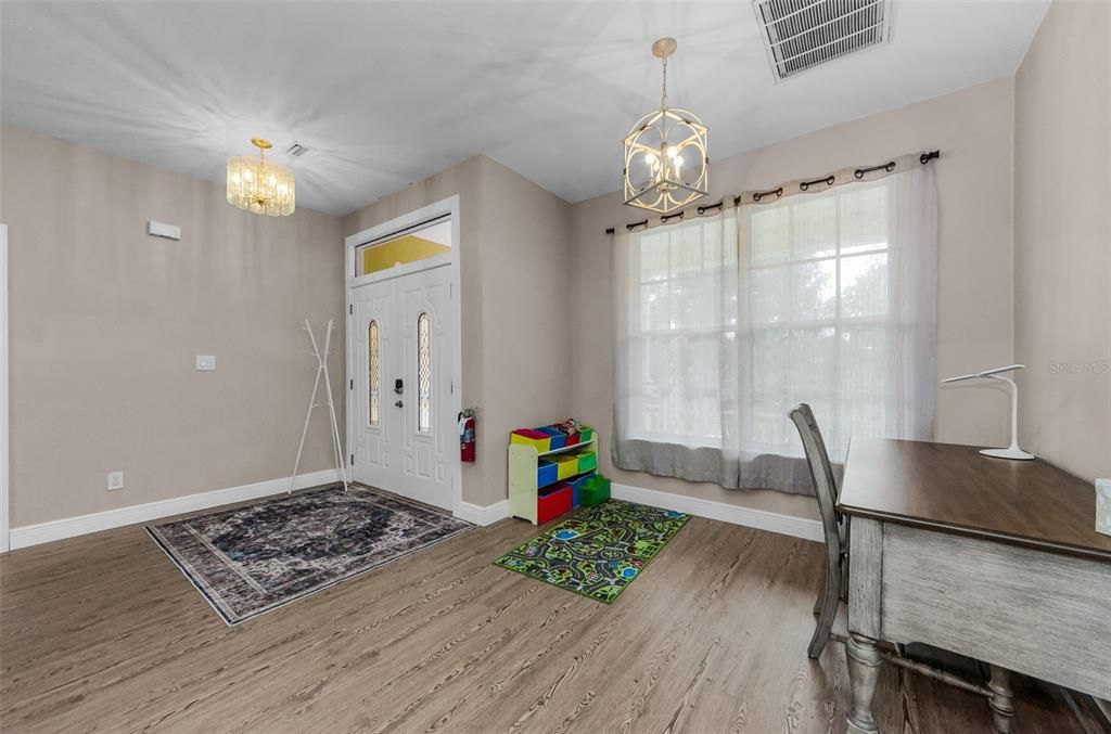 Chandelier, Interior, Pendant Lights, Wood Texture Flooring