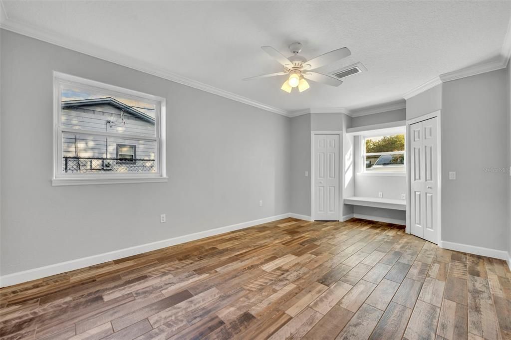 Empty room, Interior, Wood Texture Flooring