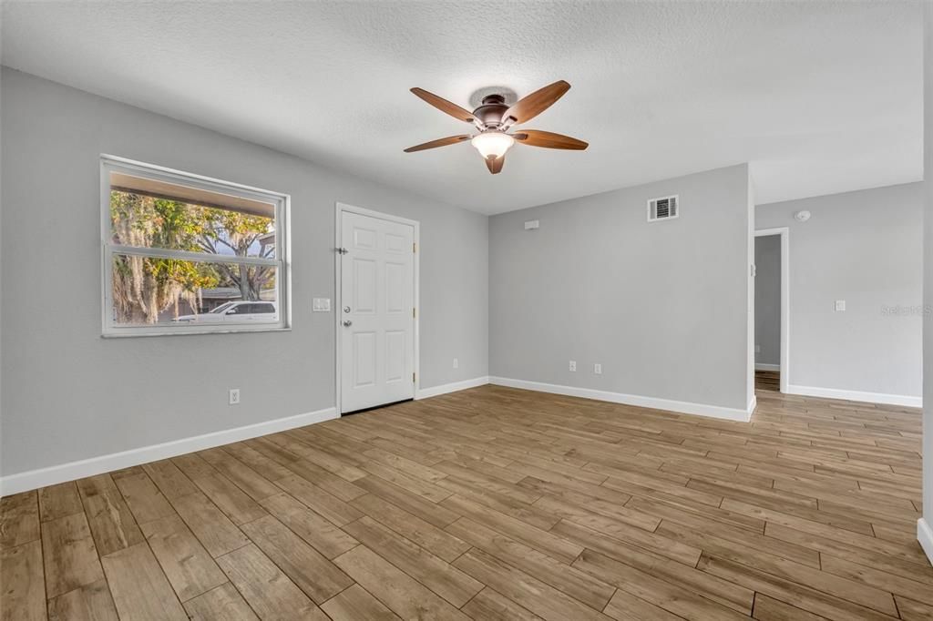 Empty room, Interior, Wood Texture Flooring