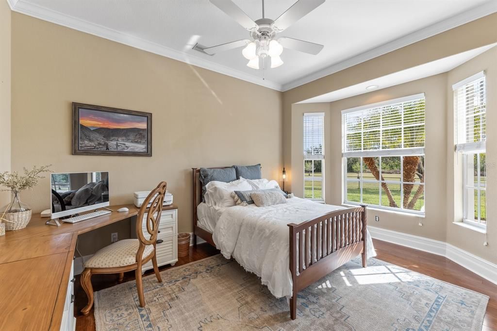 Bedroom, Home Office, Interior, Wood Texture Flooring