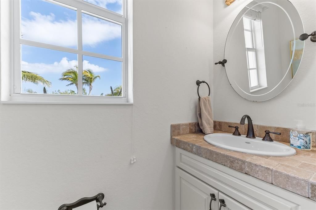 Bathroom, Interior, Tile Countertops