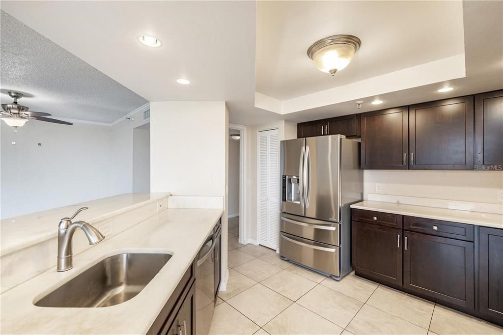 Interior, Kitchen, Recessed Lighting, Stainless Steel Appliances