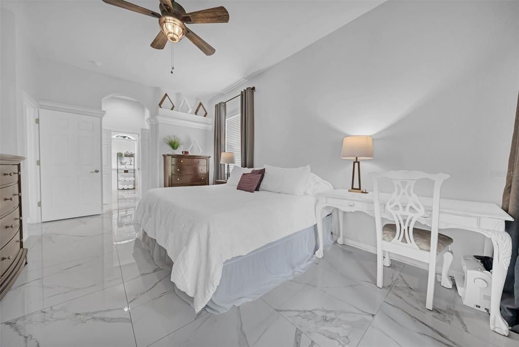 Bedroom, Home Office, Interior, Marble