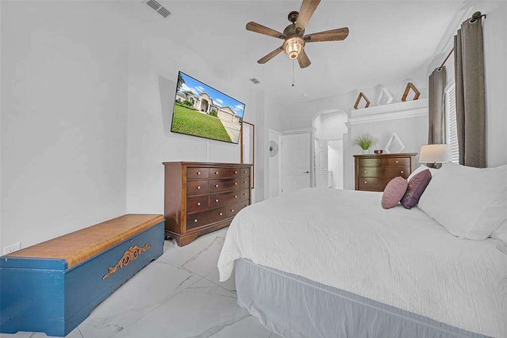 Bedroom, Interior, Marble