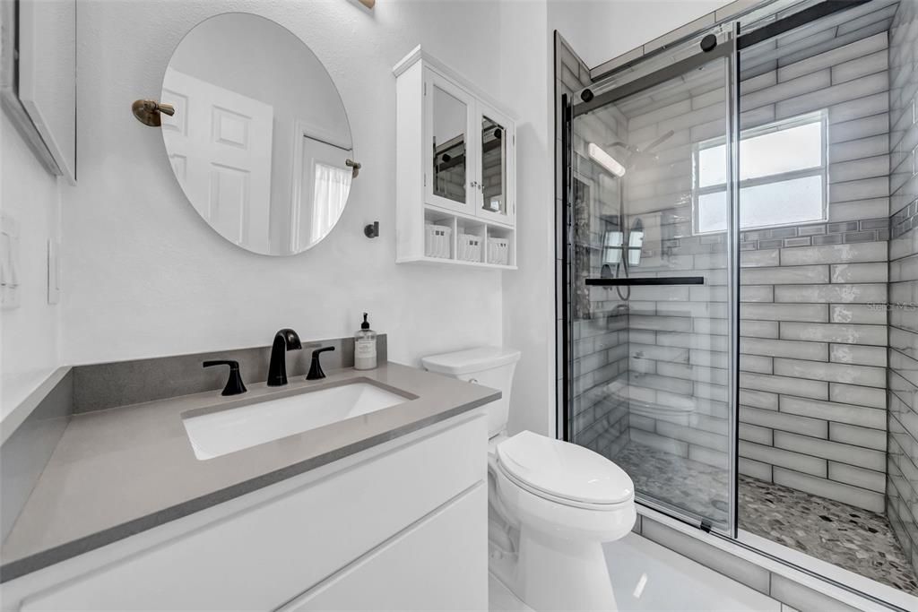 Bathroom, Glass Shower, Interior