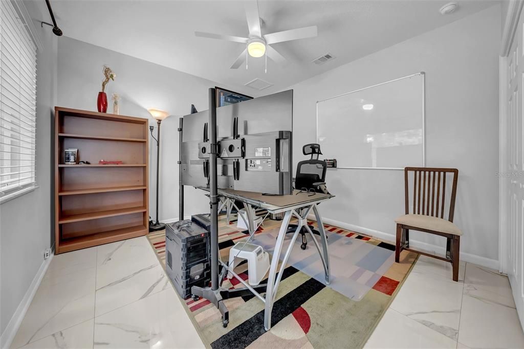 Home Office, Interior, Marble