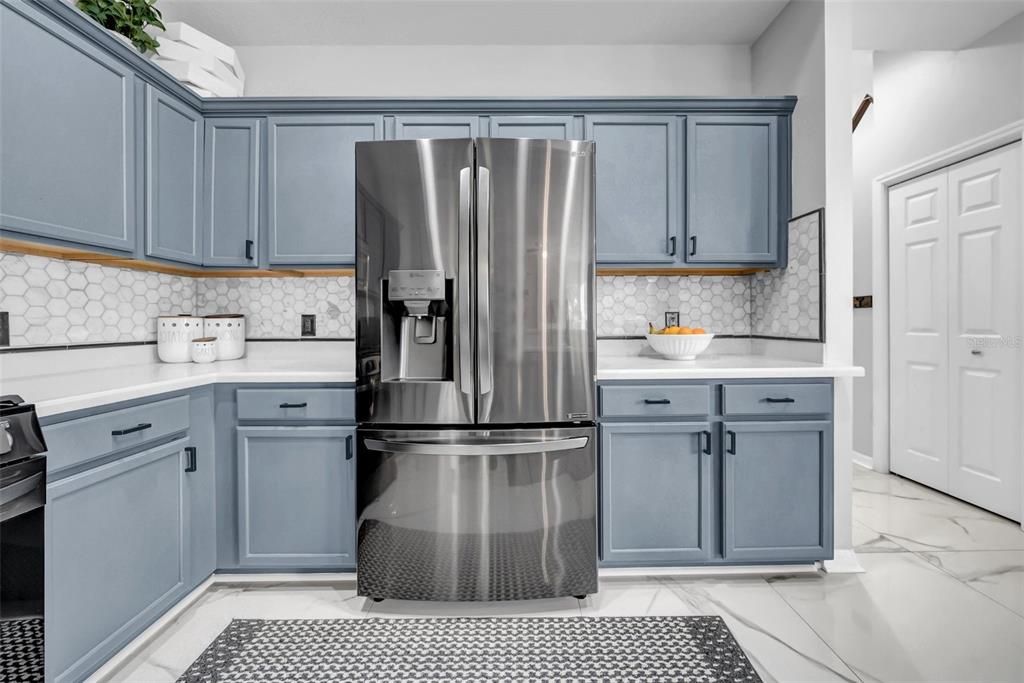 Interior, Kitchen, Marble, Stainless Steel Appliances