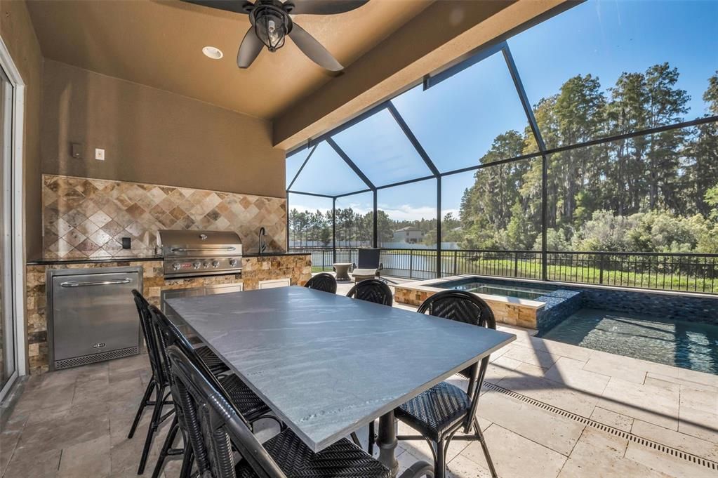 Dining room, Glass Ceilings, Interior, Pool, Sun Room