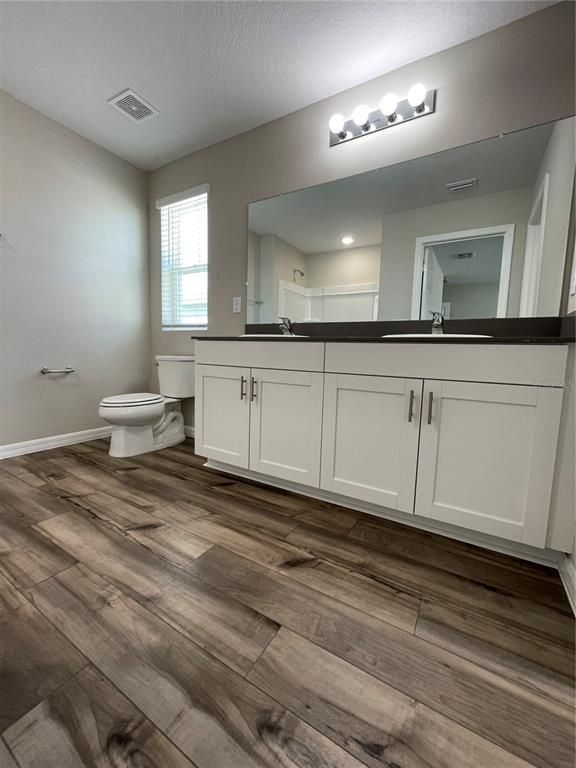 Bathroom, Interior, Wood Texture Flooring