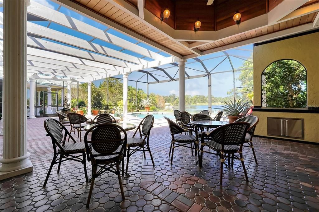 Dining room, Glass Ceilings, Interior, Pool, Sun Room