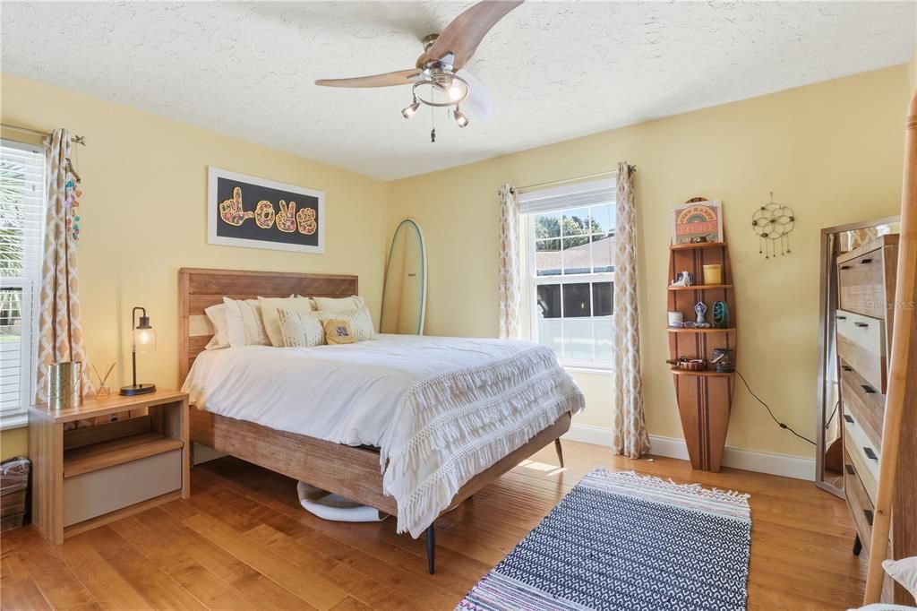 Bedroom, Interior, Wood Texture Flooring