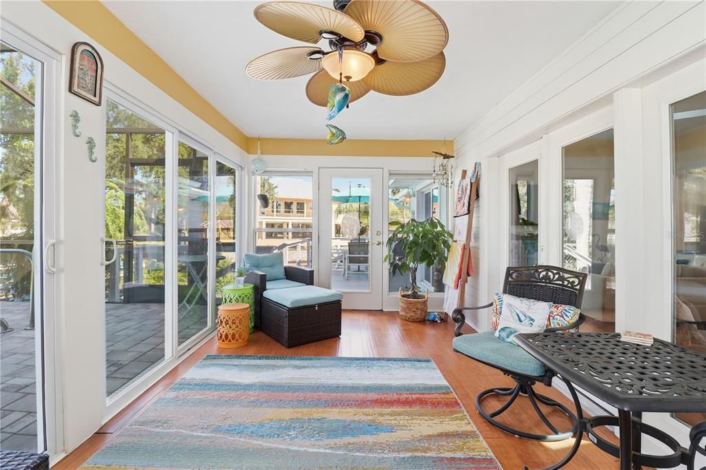 Interior, Sun Room, Wood Texture Flooring