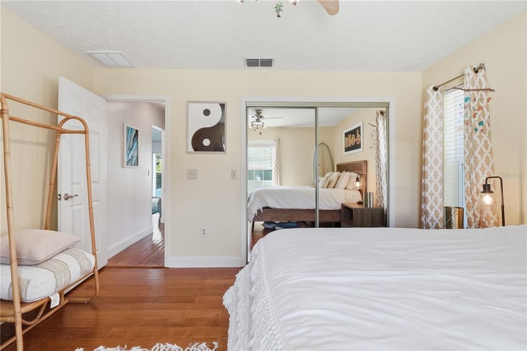 Bedroom, Interior, Wood Texture Flooring
