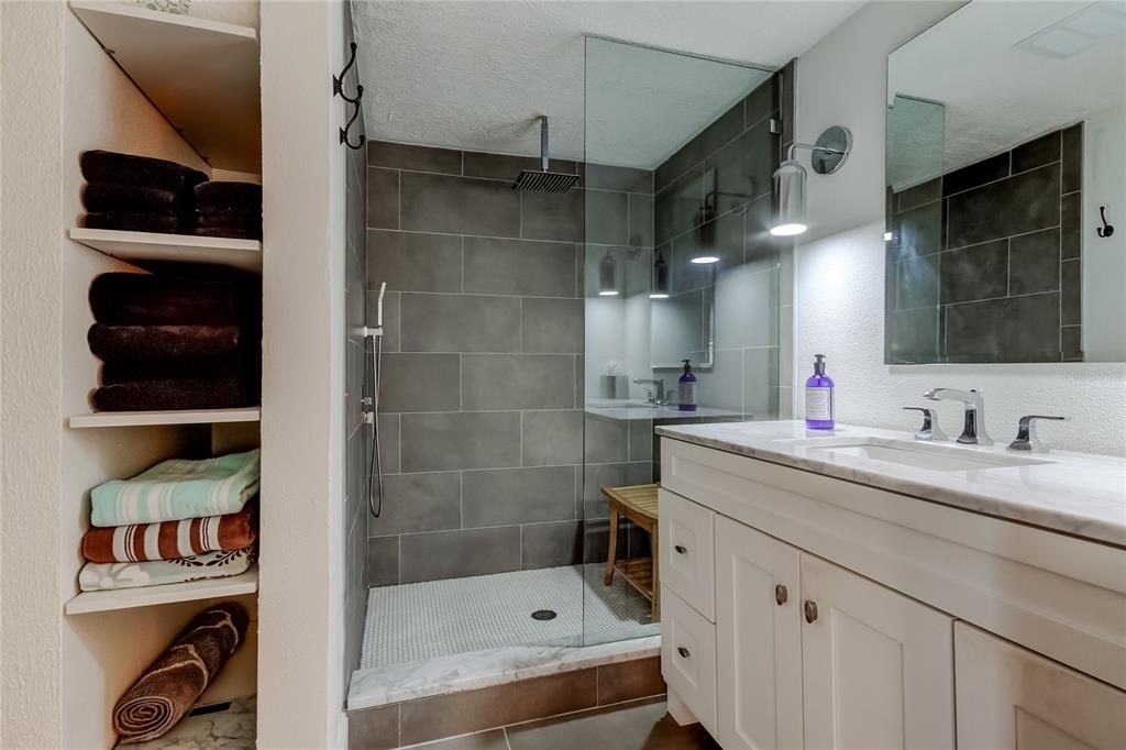 Bathroom, Glass Shower, Interior