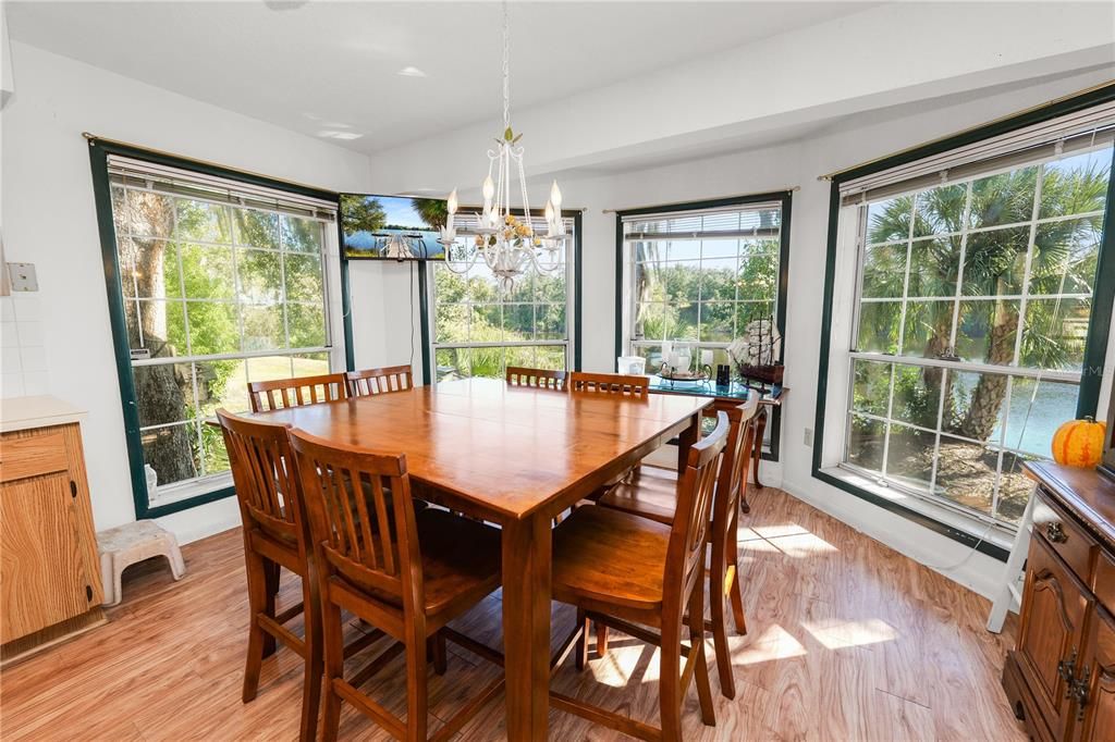 Chandelier, Dining room, Interior, Pendant Lights, Recessed Lighting, Wood Texture Flooring
