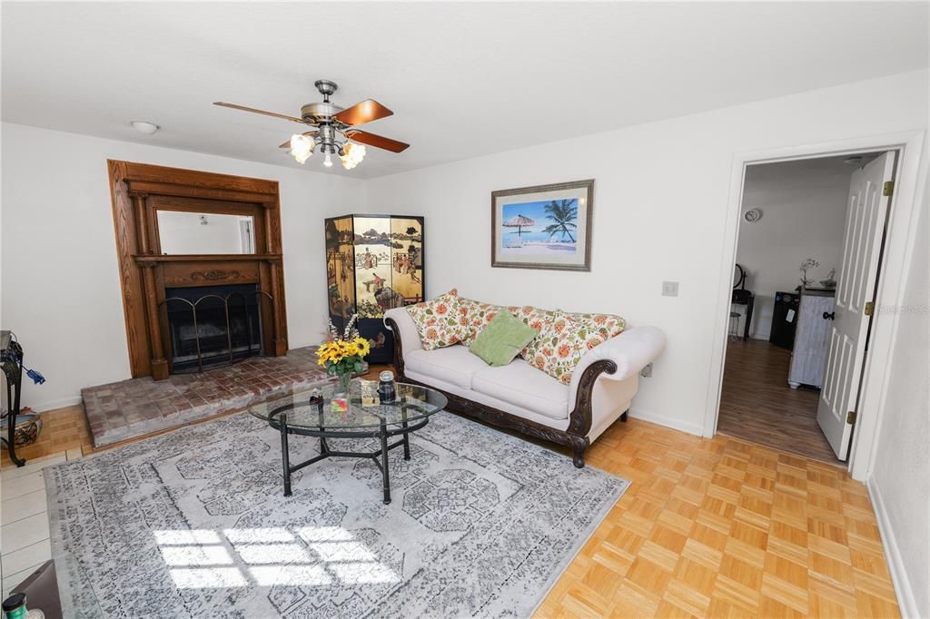 Fireplace, Interior, Living room, Wood Texture Flooring